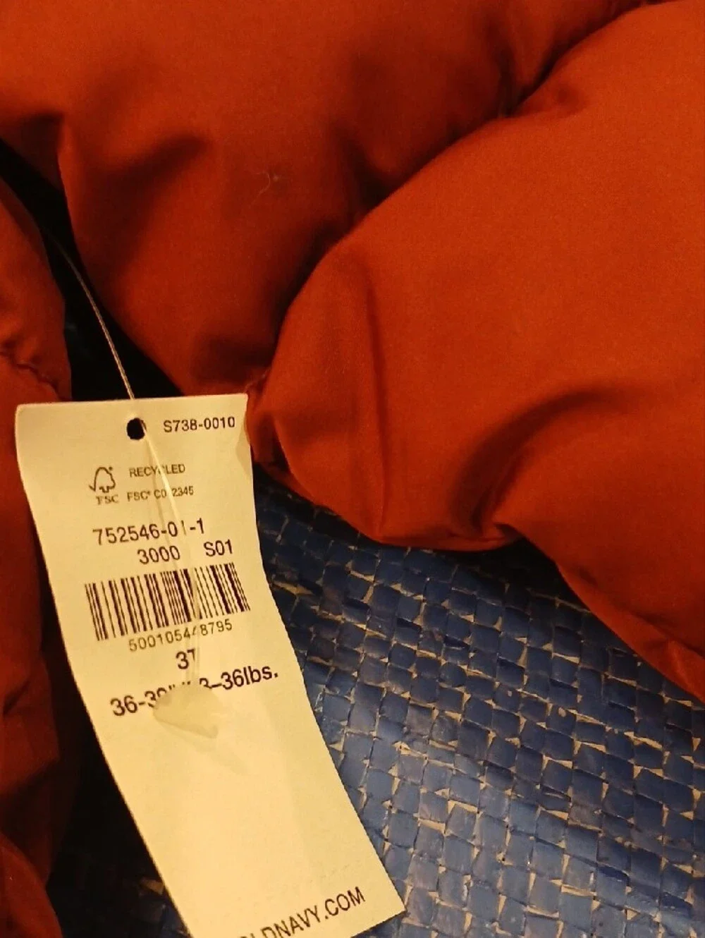 Old Navy Kids' Hooded Puffer Jacket - Rust